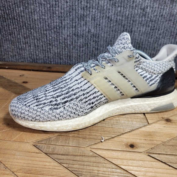Adidas Mens UltraBoost 3.0 Men's 10.5 S80636 Knit White Running Shoes Sneakers - Picture 5 of 13